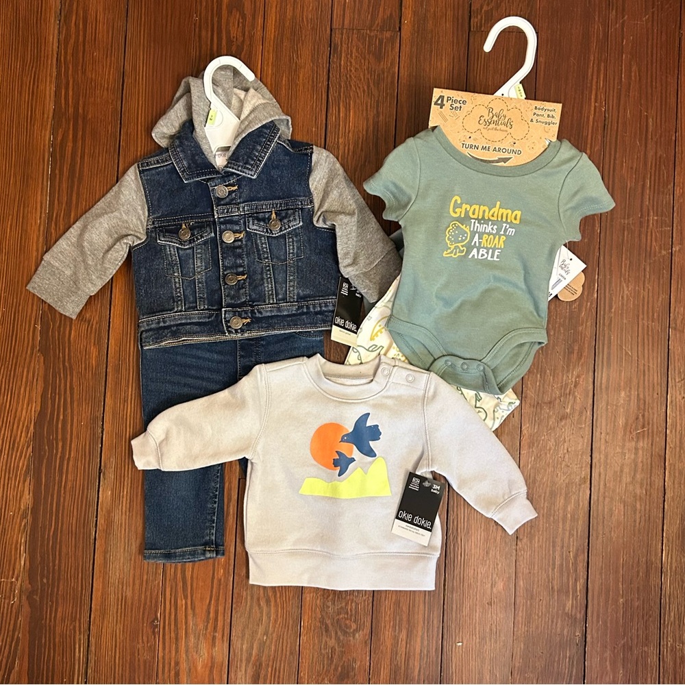 NWT 3 Month Baby Boy Clothing Bundle-7 piece